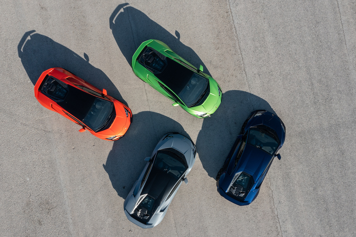 Huracán Tecnica bovenaanzicht