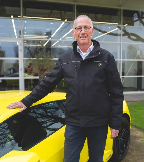 Portret Tom Gerbranda Lamborghini Leusden