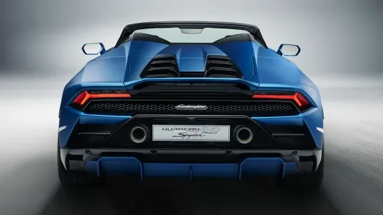 Lamborghini huracan EVO RDW Spyder Achterkant