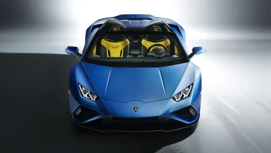 Lamborghini huracan EVO RDW Spyder voorkant