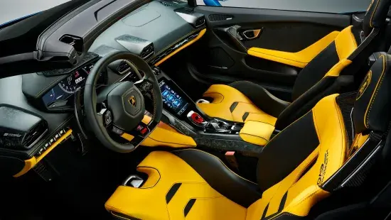 Lamborghini Huracan evo RWD Spyder interieur