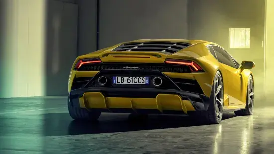 Lamborghini Huracan evo RWD achterkant