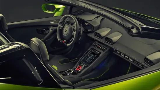Lamborghini Huracan evo Spyder interieur