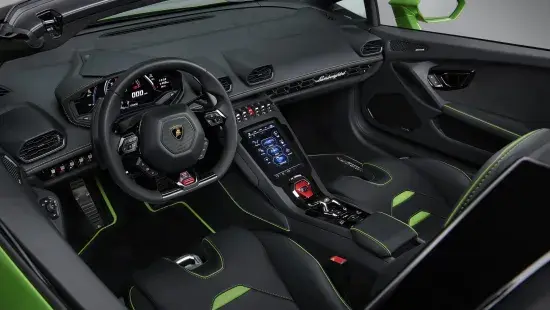 Lamborghini Huracan evo Spyder interieur